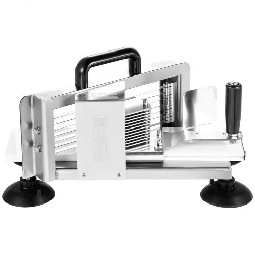 VEVOR Kommerzieller Tomatenschneider, 3/8 Zoll Tomatenschneider, Hochleistungs-Tomatenschneider aus Edelstahl, Manueller Gemüseschneider, zum Schneiden von Tomaten, Gurken, Bananen – Bild 9