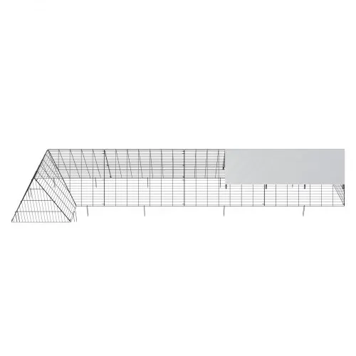 VEVOR Hühnertunnel, 400 x 100 x 61,5 cm (L x B x H) Hühnerkäfig für den Hof, tragbare Hühnertunnel für draußen mit Eckrahmen, Hühnerstall-Auslauf, geeignet für Hühner, Enten, Kaninchen – Bild 10