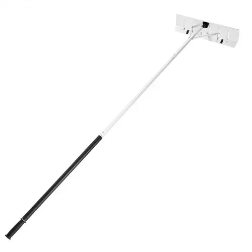 VEVOR Schnee Dachrechen, 66 cm Alu-Klinge, 142–606 cm verstellbarer Schneeschieber mit Rädern, Schneeräumwerkzeug mit rutschfestem Griff, Hausdachrechen zum Entfernen von Laub & Schnee – Bild 9