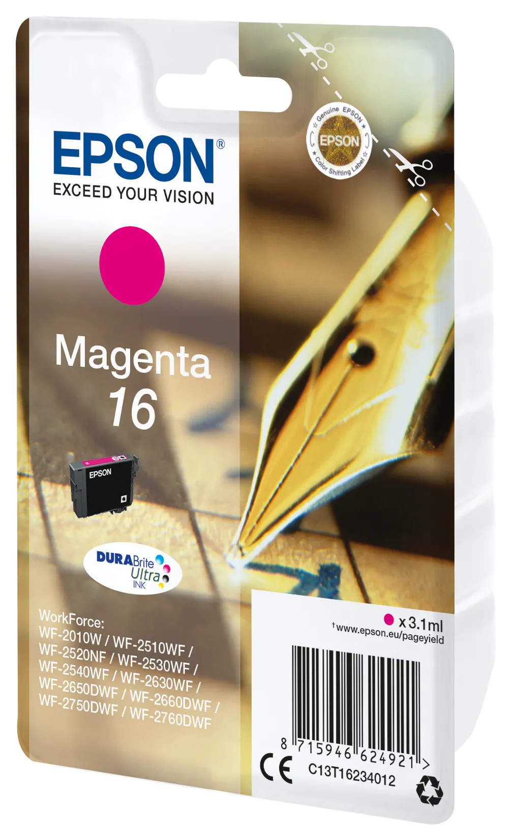 Epson Pen and crossword Singlepack Magenta 16 DURABrite Ultra Ink – Bild 2