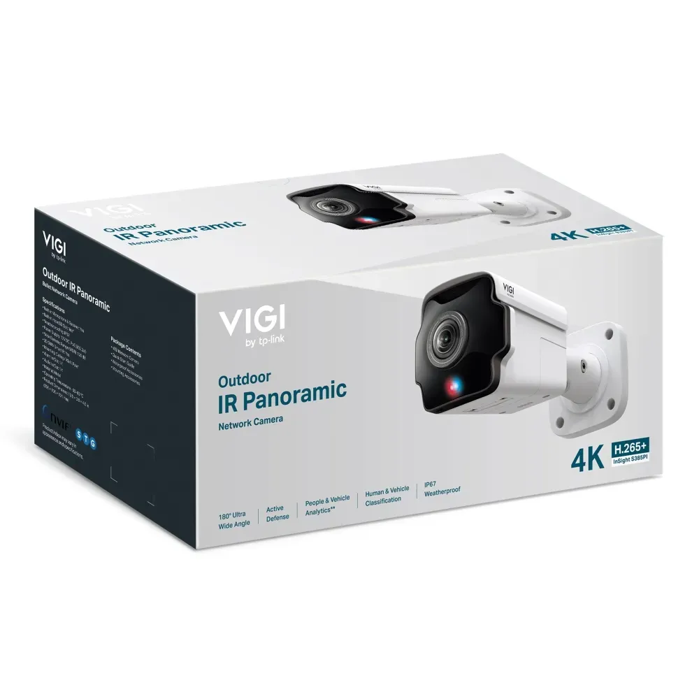 TP-Link - 8MP Outdoor IR Panorama Bullet Network Camera - InSight S385PI – Bild 4
