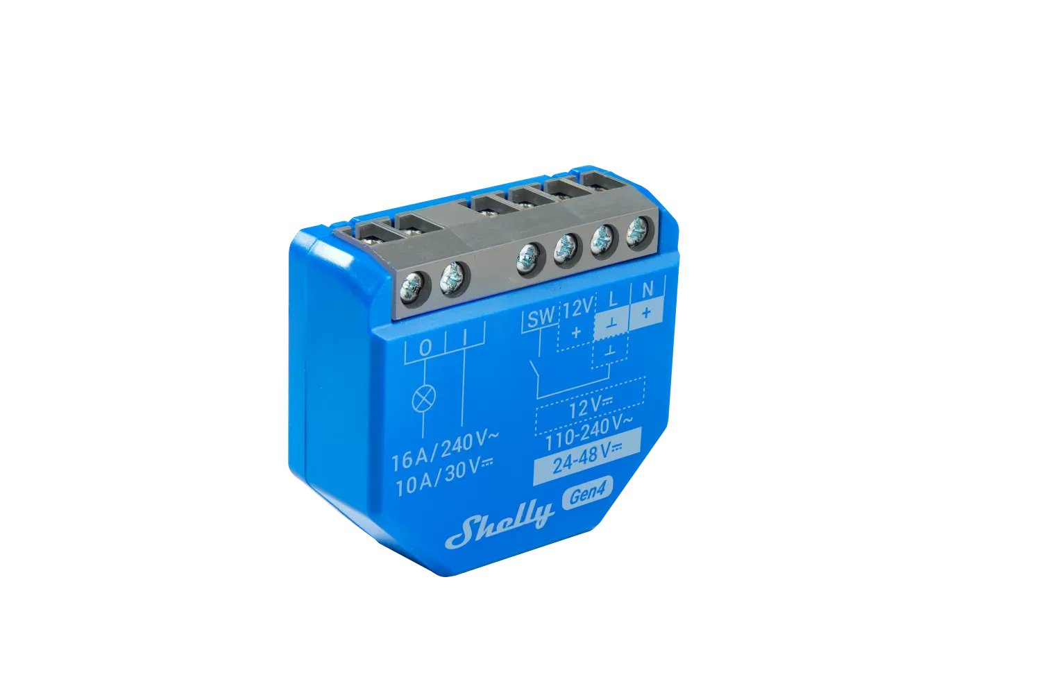 Shelly · Unterputz · "1 Gen4" · Relais · max 16A · 1 Kanal · WLAN · Matter · Zigbee · Bluetooth – Bild 3