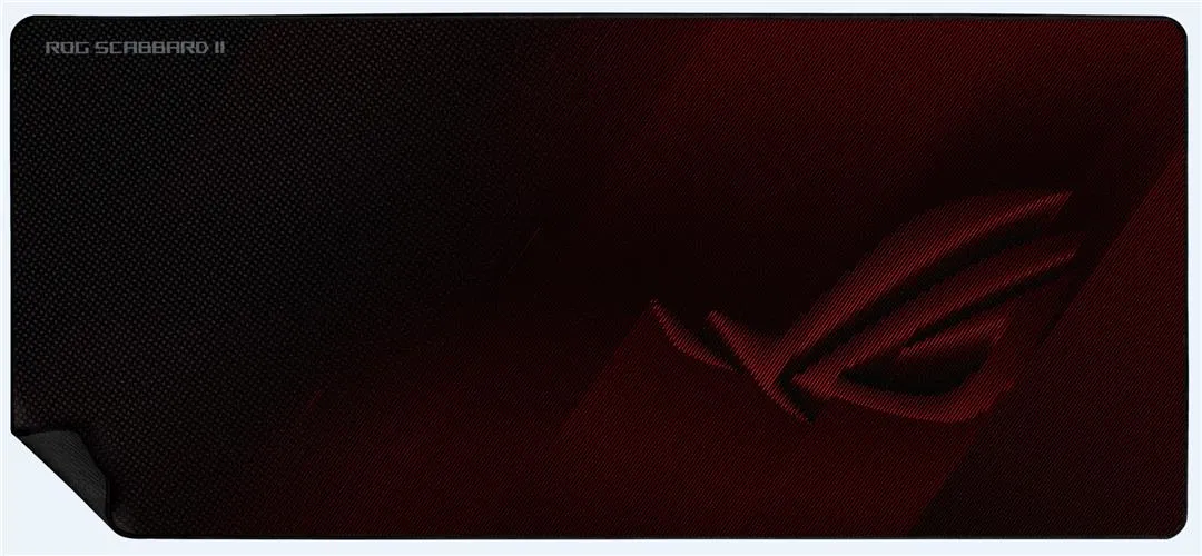 ASUS ROG Strix Scabbard II Gaming-Mauspad Schwarz, Rot – Bild 2