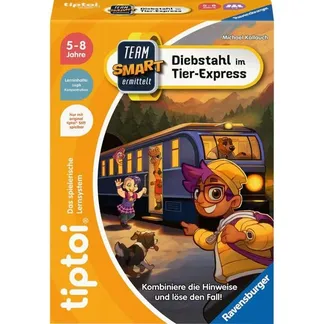 tiptoi Team SMART ermittelt: Diebstahl im Tier-Express, Brettspiel tiptoi Team SMART ermittelt: Diebstahl im Tier-Express, Brettspiel