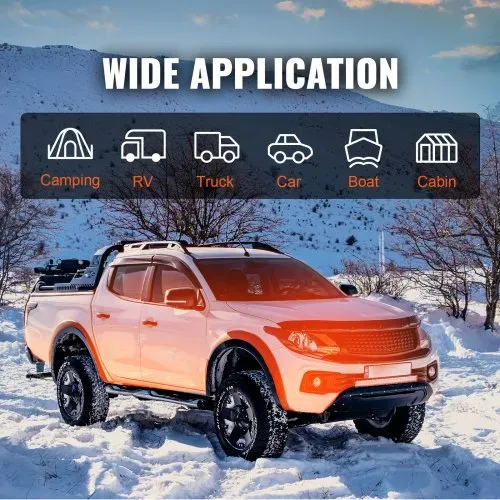 VEVOR Luft Dieselheizung Standheizung 12 V 5 kW, Luftheizung Air Diesel Diesel Standheizung Lufterhitzer, 0,16–0,52 L/Std. Dieselheizung mit LCD-Display & 10 m Fernbedienung & Bluetooth-APP Steuerung – Bild 5