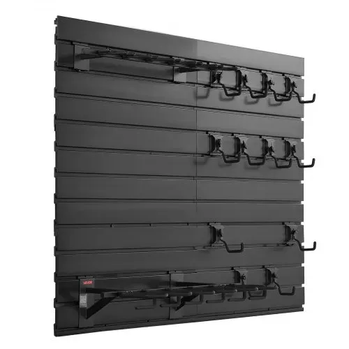 VEVOR Waffenwandhalterung für 6 Gewehre & 6 Pistolen & Waffenzubehör, Gewehrhalter mit G-Haken, Gewehrregal aus Kohlenstoffstahl (Rahmen) & PVC (Rückwand), Waffenaufbewahrung Modulares Waffenregal – Bild 10