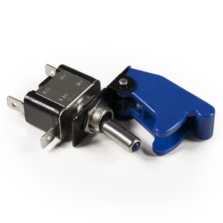 Kill-Switch McPower mit Schutzkappe und LED, 12V / 20A, blau Kill-Switch McPower mit Schutzkappe und LED, 12V / 20A, blau