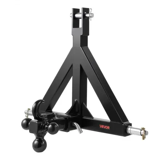 VEVOR 3-Punkt-Anhängerkupplung, 5,08 cm Empfänger, Dreipunktaufnahme mit 3 Anhängerkugeln, Traktor-Deichseladapter, kompatibel mit Kubota, Mahindra, Ford, Yanmar, John Deere, Massey Ferguson – Bild 8