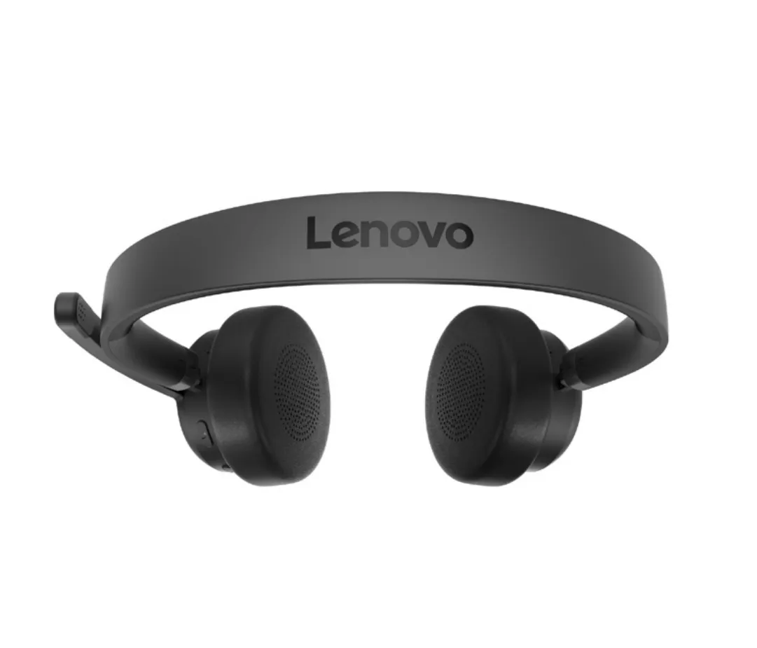 Lenovo Wireless VoIP Headset Kopfhörer Kabellos Kopfband Büro/Callcenter Bluetooth Schwarz – Bild 3