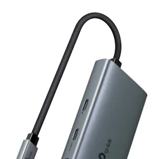 TP-Link UH6120C Schnittstellen-Hub USB Typ-C Grau TP-Link UH6120C Schnittstellen-Hub USB Typ-C Grau