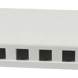 Keystone, Modulträger, Patchpanel für 4x TP-Modul, Aufputz, weiss(ABS), Synergy 21, Keystone, Modulträger, Patchpanel für 4x TP-Modul, Aufputz, weiss(ABS), Synergy 21,