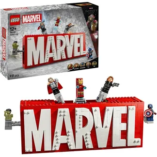 76313 Marvel Super Heroes Marvel Logo & Minifiguren, Konstruktionsspielzeug 76313 Marvel Super Heroes Marvel Logo & Minifiguren, Konstruktionsspielzeug