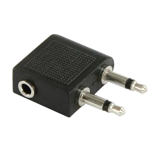 Audio-Adapter HOLLYWOOD, 1x 3,5 mm Stereo (Buchse) -> 2x 3,5 mm Mono (Stecker), Klinke Audio-Adapter HOLLYWOOD, 1x 3,5 mm Stereo (Buchse) -> 2x 3,5 mm Mono (Stecker), Klinke