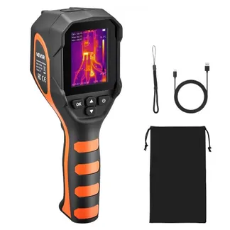 VEVOR Wärmebildkamera, 320×240 TISR Superauflösung, Thermokamera mit 2MP visueller Kamera, 160×120 IR-Auflösung, 25 Hz Bildwiederholfrequenz, -20 °C bis 550 °C, 4 Bildmodi & 6 Farbpaletten VEVOR Wärmebildkamera, 320×240 TISR Superauflösung, Thermokamera mit 2MP visueller Kamera, 160×120 IR-Auflösung, 25 Hz Bildwiederholfrequenz, -20 °C bis 550 °C, 4 Bildmodi & 6 Farbpaletten