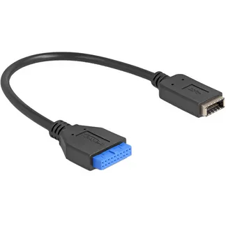 19 Pin USB Pfostenbuchse zu USB Typ-E Key A Buchse, Adapter 19 Pin USB Pfostenbuchse zu USB Typ-E Key A Buchse, Adapter