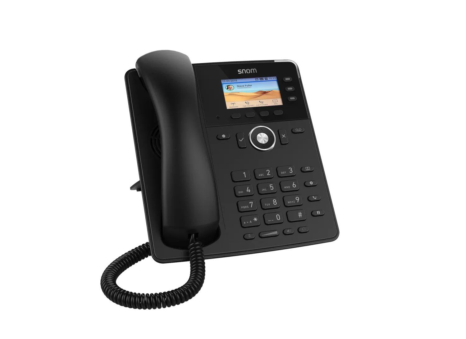 SNOM D717 VOIP Telefon (SIP), Gigabit Schwarz – Bild 2