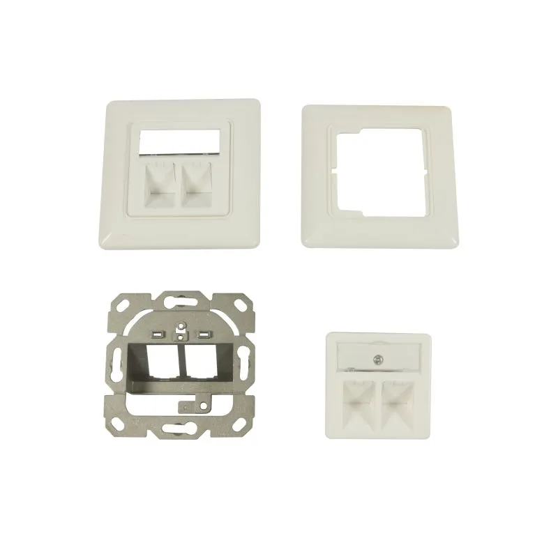 Keystone, Modulträger, UP Dosen für 2xTP-Modul, Reinweiss, Synergy 21, Keystone, Modulträger, UP Dosen für 2xTP-Modul, Reinweiss, Synergy 21,