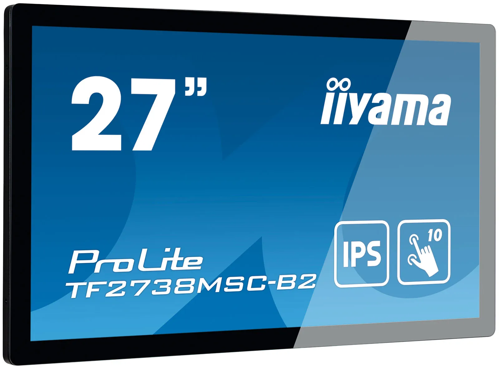 iiyama ProLite Mit einer Full HD Auflösung (1920×1080) und projektiv kapazitiver 10-Punkt-Touch-Technologie bietet der TF2738MSC-B2 eine nahtlose und präzise Touch-Reaktion iiyama ProLite Mit einer Full HD Auflösung (1920×1080) und projektiv kapazitiver 10-Punkt-Touch-Technologie bietet der TF2738MSC-B2 eine nahtlose und präzise Touch-Reaktion