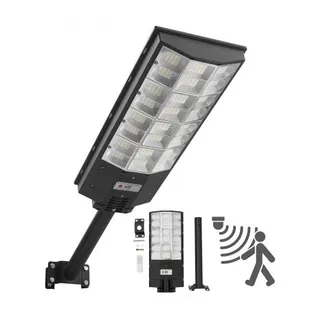 VEVOR Solar Straßenlaterne 450000LM, Straßenlampe 8000 W, Solarleuchte mit Dämmerungssensor, LED-Flutlicht mit Bewegungsmelder, IP65 wasserdichte Außenbeleuchtung, für Einfahrt & Hof, 1 Stück VEVOR Solar Straßenlaterne 450000LM, Straßenlampe 8000 W, Solarleuchte mit Dämmerungssensor, LED-Flutlicht mit Bewegungsmelder, IP65 wasserdichte Außenbeleuchtung, für Einfahrt & Hof, 1 Stück