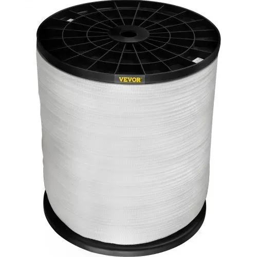 VEVOR 567 kg Polyester-Zugband, 961 m x 12,7 mm flaches Band für Draht- und Kabelrohrarbeiten, variable Funktionen, flaches Seil zum Ziehen/Laden/Verpacken bei jedem Wetter – Bild 8