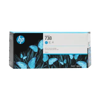 HP 738 DesignJet Druckerpatrone Cyan, 300 ml HP 738 DesignJet Druckerpatrone Cyan, 300 ml
