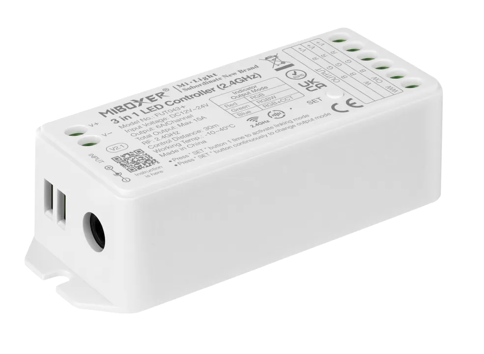 MiBoxer FUT043+ LED Controller RGB-WW (RGB-CCT) DC12/24V 2,4G – Bild 4