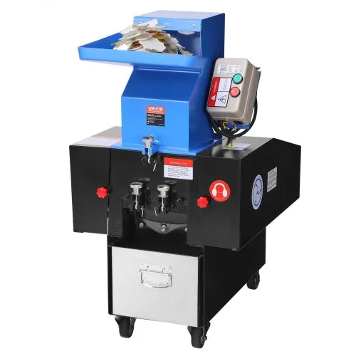 VEVOR Kunststoff-Schredder-Zerkleinerer, 2,2 kW, Granulator für Kunststoff, 100–150 kg/h Kapazität, mit Rädern, SDK-11-Klinge & 6 mm Maschenweite für PVC, ABS, PTFE(380V, 50 Hz 3-phasig) VEVOR Kunststoff-Schredder-Zerkleinerer, 2,2 kW, Granulator für Kunststoff, 100–150 kg/h Kapazität, mit Rädern, SDK-11-Klinge & 6 mm Maschenweite für PVC, ABS, PTFE(380V, 50 Hz 3-phasig)