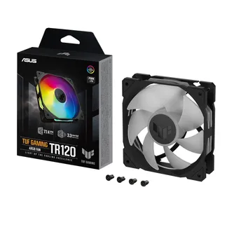 ASUS TUF Gaming TR120 ARGB Fan – Single Pack Computergehäuse Ventilator 12 cm Schwarz ASUS TUF Gaming TR120 ARGB Fan – Single Pack Computergehäuse Ventilator 12 cm Schwarz