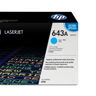 HP 643A Cyan Original LaserJet Tonerkartusche HP 643A Cyan Original LaserJet Tonerkartusche