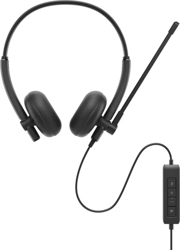 DELL WH125 Kopfhörer Kabelgebunden Kopfband Anrufe/Musik USB Typ-A Schwarz – Bild 2