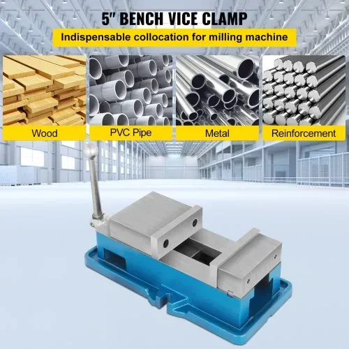 VEVOR Maschineschraubstock Metall, 40 mm Höhe Maschinenschraubstock Fräsmaschinen, 125 mm Öffnung Bohrmaschinen Schraubstock aus Stahl, 24 KN Max. Spannkraft CNC Schraubstock, Werkbank Schraubstock VEVOR Maschineschraubstock Metall, 40 mm Höhe Maschinenschraubstock Fräsmaschinen, 125 mm Öffnung Bohrmaschinen Schraubstock aus Stahl, 24 KN Max. Spannkraft CNC Schraubstock, Werkbank Schraubstock