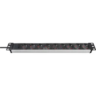 Alu-Line 19″ Steckdosenleiste 9-fach Alu-Line 19″ Steckdosenleiste 9-fach