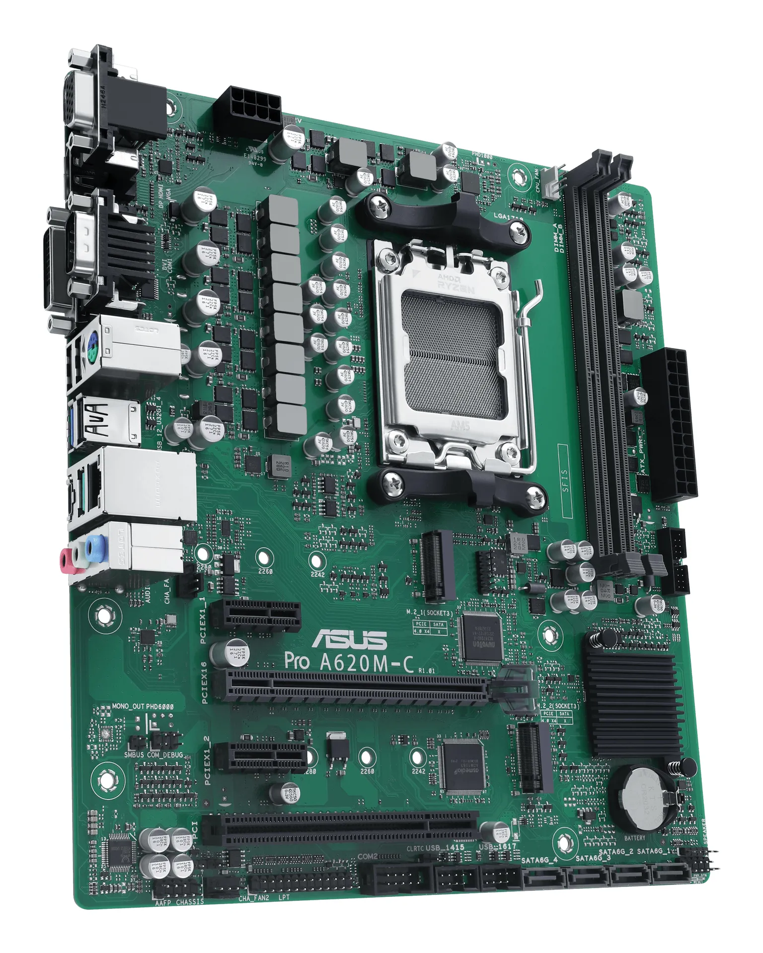 ASUS PRO A620M-C-CSM AMD A620 Sockel AM5 micro ATX – Bild 4
