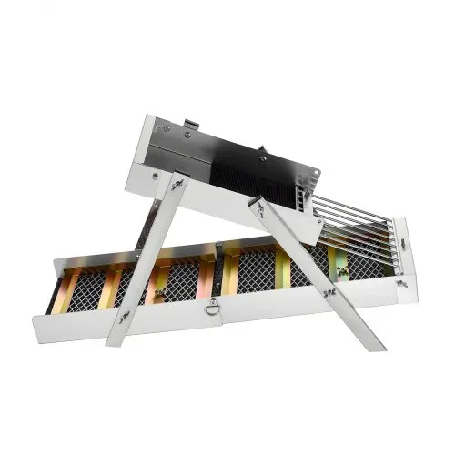VEVOR Highbanker Goldwaschset 127 cm (50 Zoll), 3-in-1 Faltbare Goldwaschrinne aus Aluminiumlegierung, 26-tlg. Tragbares Prospektionsset mit Goldwaschpfannen, Klassiersieb, Magnet, Rucksack, Zubehör – Bild 8