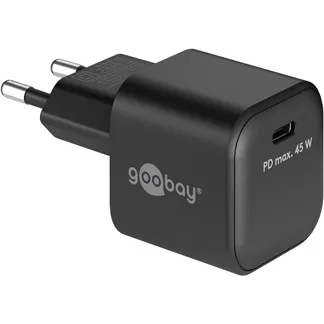 USB-C Schnellladegerät Nano, PD, GaN, 45 Watt USB-C Schnellladegerät Nano, PD, GaN, 45 Watt