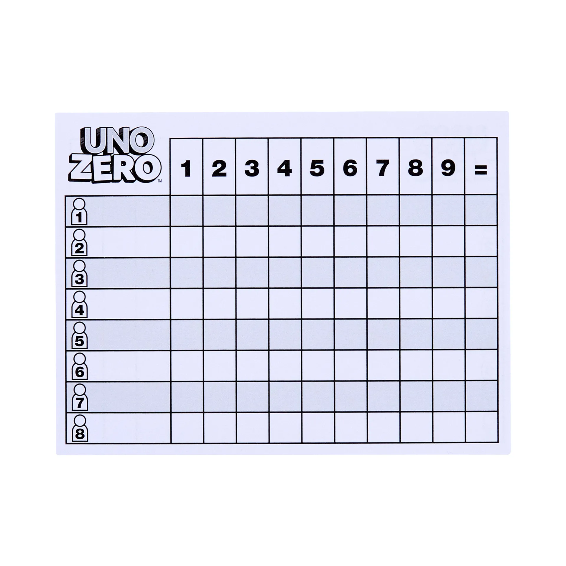 Games UNO Zero Kartenspiel für Kinder, Erwachsene und Familienabende, Partys und Reisen, enthält Kartenspiel und Punktekarte – Bild 4