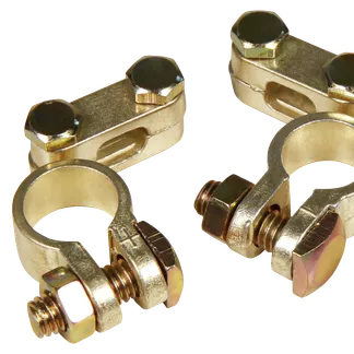 Polklemmen für Autobatterien, 12V, 2er-Pack, Plus und Minus, Schraubklemmen Polklemmen für Autobatterien, 12V, 2er-Pack, Plus und Minus, Schraubklemmen