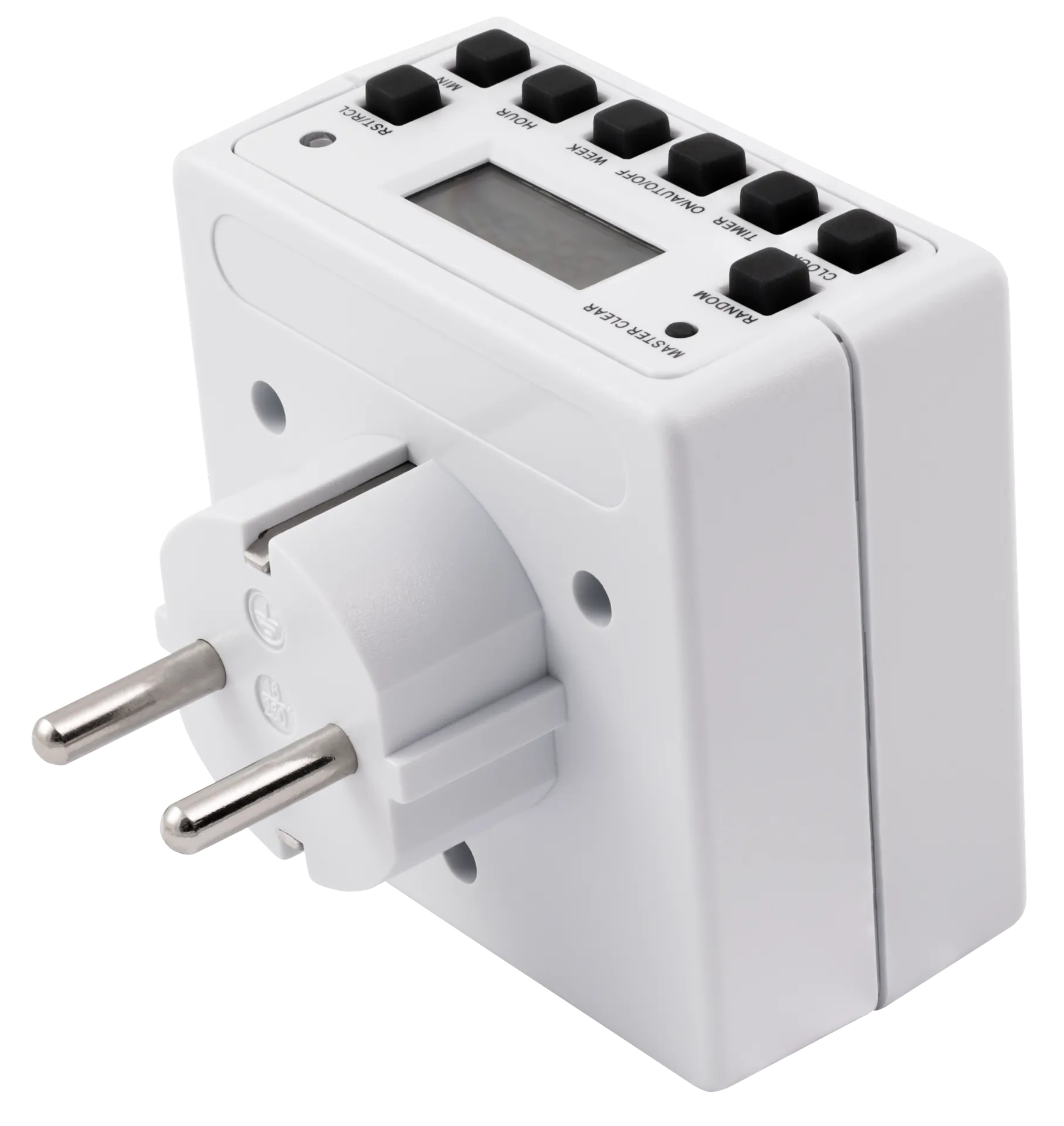 Digitale Zeitschaltuhr McPower ''AZ-53'' 2er-Pack, 10 Programme, 12/24Std Zyklus – Bild 4