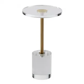 VEVOR Durchsichtiger Acryl-Beistelltisch, Acryl-Beistelltisch mit Solider Basis, φ302 x 20 mm Runde Tischplatte, 543 mm Hoch, für Kaffee, Getränke, Essen, Snacks, Geeignet für Wohnzimmer, Esszimmer VEVOR Durchsichtiger Acryl-Beistelltisch, Acryl-Beistelltisch mit Solider Basis, φ302 x 20 mm Runde Tischplatte, 543 mm Hoch, für Kaffee, Getränke, Essen, Snacks, Geeignet für Wohnzimmer, Esszimmer