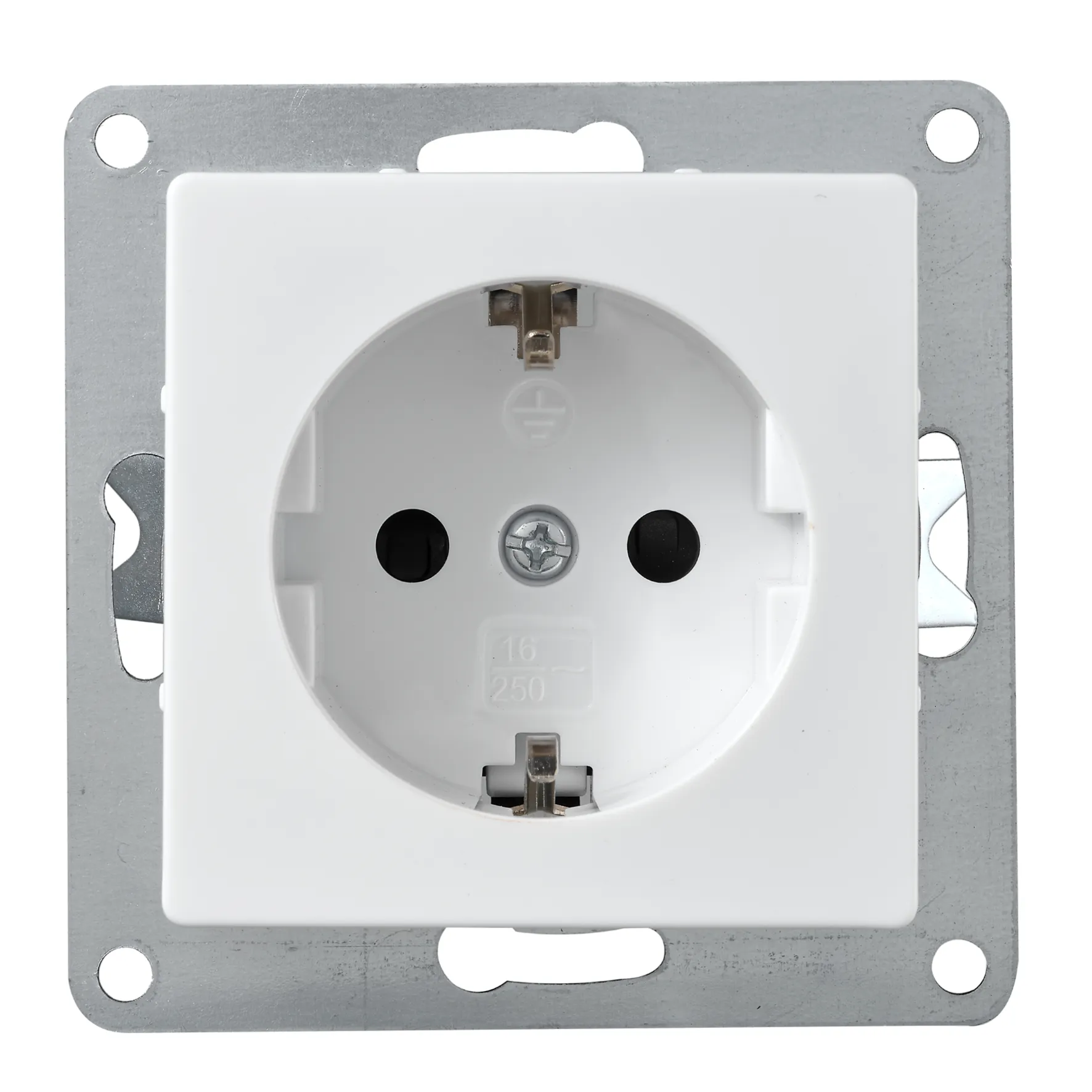 Schutzkontakt-Steckdose McPower “Cup“ 250V~/16A, UP, Einsteckschutz, weiß Schutzkontakt-Steckdose McPower “Cup“ 250V~/16A, UP, Einsteckschutz, weiß