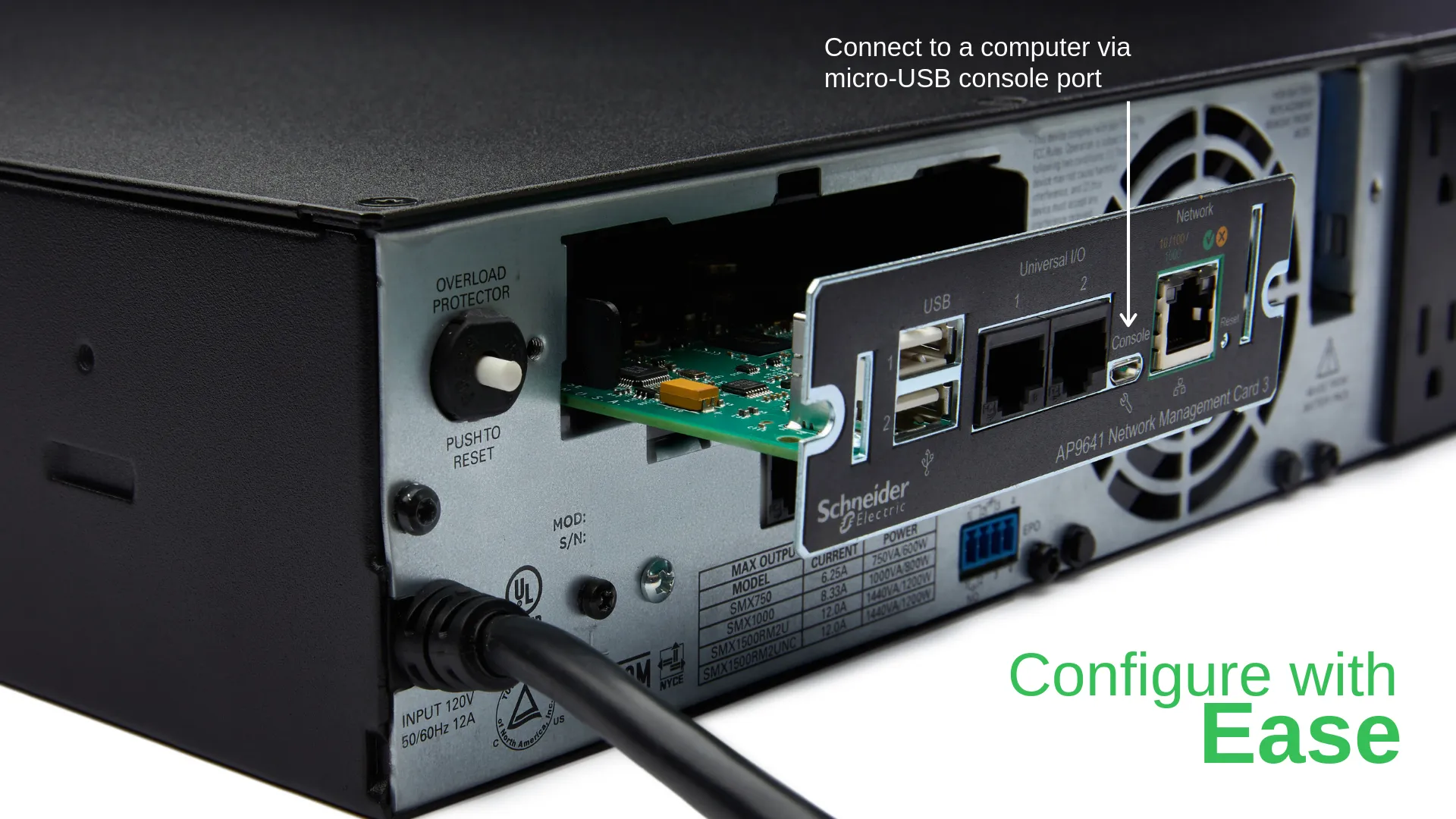 APC AP9641 Smart-UPS Netzwerkmanagementkarte (gen3) mit Umgebungsüberwachung – Bild 2