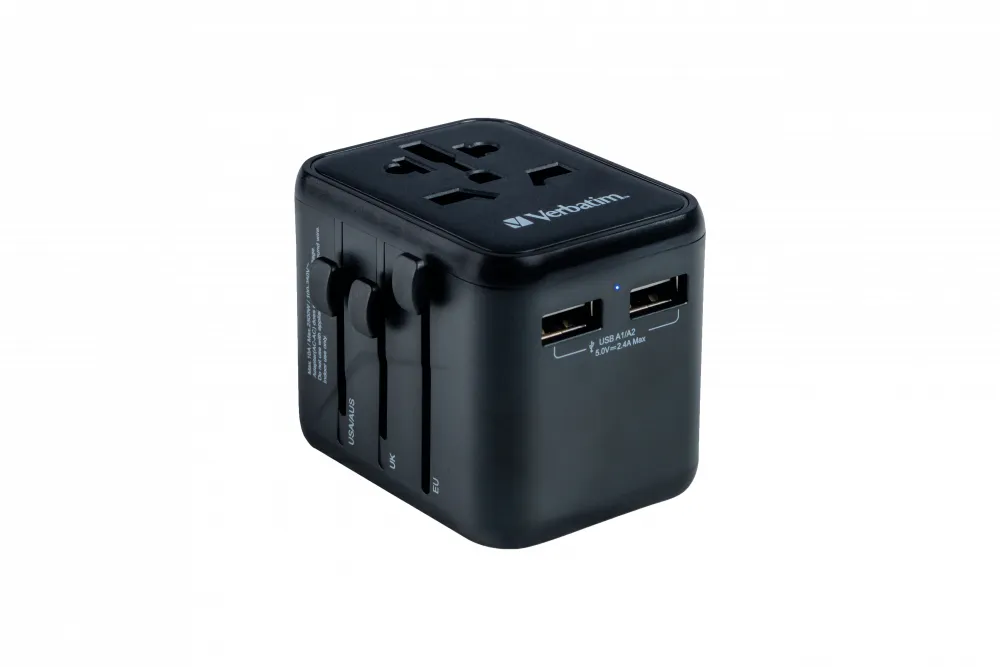 Verbatim 49543 Netzstecker-Adapter Universal Schwarz – Bild 5