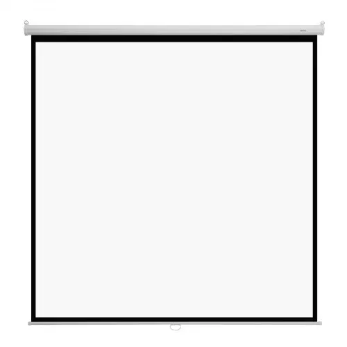 VEVOR manuelle Projektionsleinwand Beamer Leinwand, 120 Zoll 1:1 4K 1080 HD, einziehbare Projektionsleinwand, wandmontierte Filmprojektion mit Zugseil, tragbare Rolloleinwand Heimkino – Bild 10