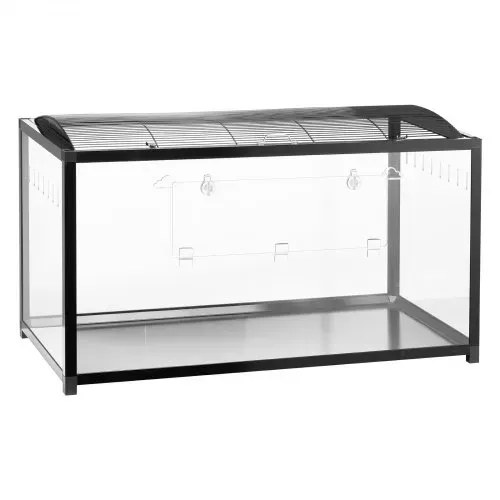 VEVOR Hamsterkäfig, 360°-Sicht, transparenter Hamsterlebensraum, Kleintierkäfig, 96x47x55 cm, belüfteter Mäusekäfig mit Vordertür, Rattenkäfig, tragbares Hamsterhaus für Ratten, Meerschweinchen – Bild 10