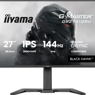 iiyama G-MASTER GB2741QSU-B1 Computerbildschirm 68,6 cm (27″) 2560 x 1440 Pixel 4K Ultra HD LED Schwarz iiyama G-MASTER GB2741QSU-B1 Computerbildschirm 68,6 cm (27″) 2560 x 1440 Pixel 4K Ultra HD LED Schwarz
