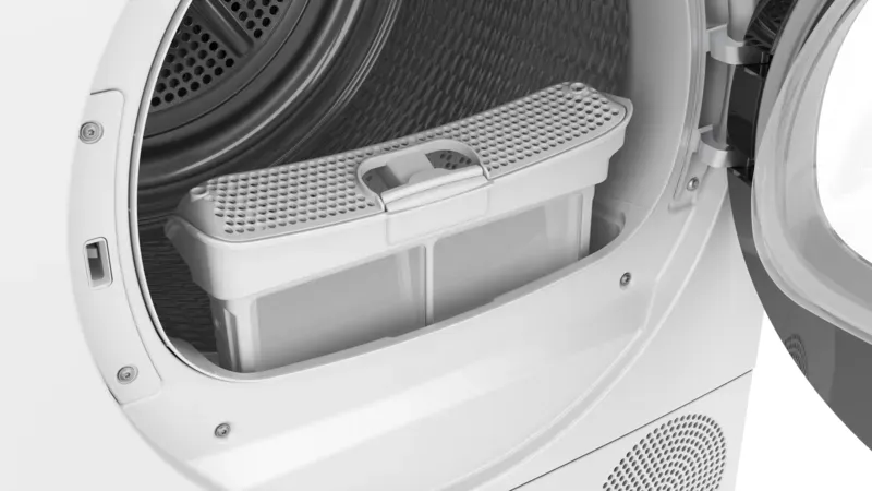 Siemens iQ700 WQ46B2D41 Wäschetrockner Freistehend Frontlader 9 kg Weiß – Bild 7