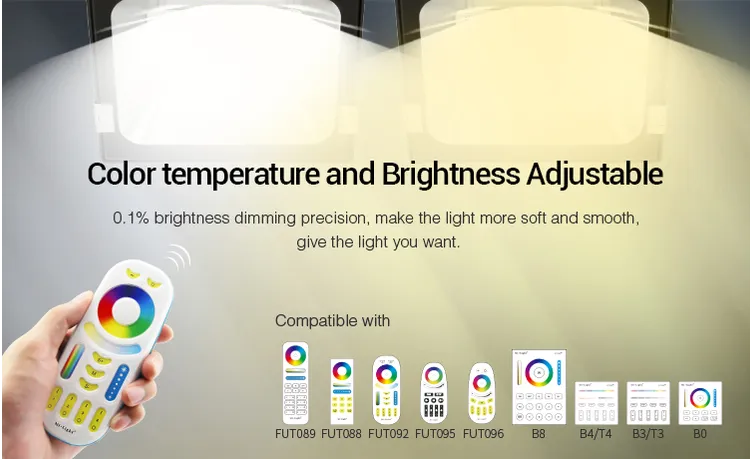 MiBoxer FUTT05 LED Flächenstrahler 10W RGB-WW (RGB-CCT) IP65 230V – Bild 5