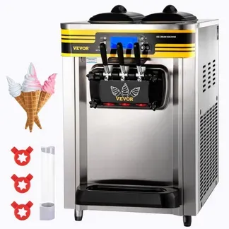 VEVOR Kommerzielle Softeismaschine 2350 W Arbeitsplatte Softeismaschine 22-30 L/Std.Softeismaschine Desktop, Softeismaschine 3 Geschmack mit LCD-Display Eiscrememaschine Speiseeismaschine VEVOR Kommerzielle Softeismaschine 2350 W Arbeitsplatte Softeismaschine 22-30 L/Std.Softeismaschine Desktop, Softeismaschine 3 Geschmack mit LCD-Display Eiscrememaschine Speiseeismaschine
