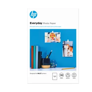 HP Normales Fotopapier, glänzend, 200 g/m2, 10 x 15 cm (101 x 152 mm), 100 Blatt HP Normales Fotopapier, glänzend, 200 g/m2, 10 x 15 cm (101 x 152 mm), 100 Blatt
