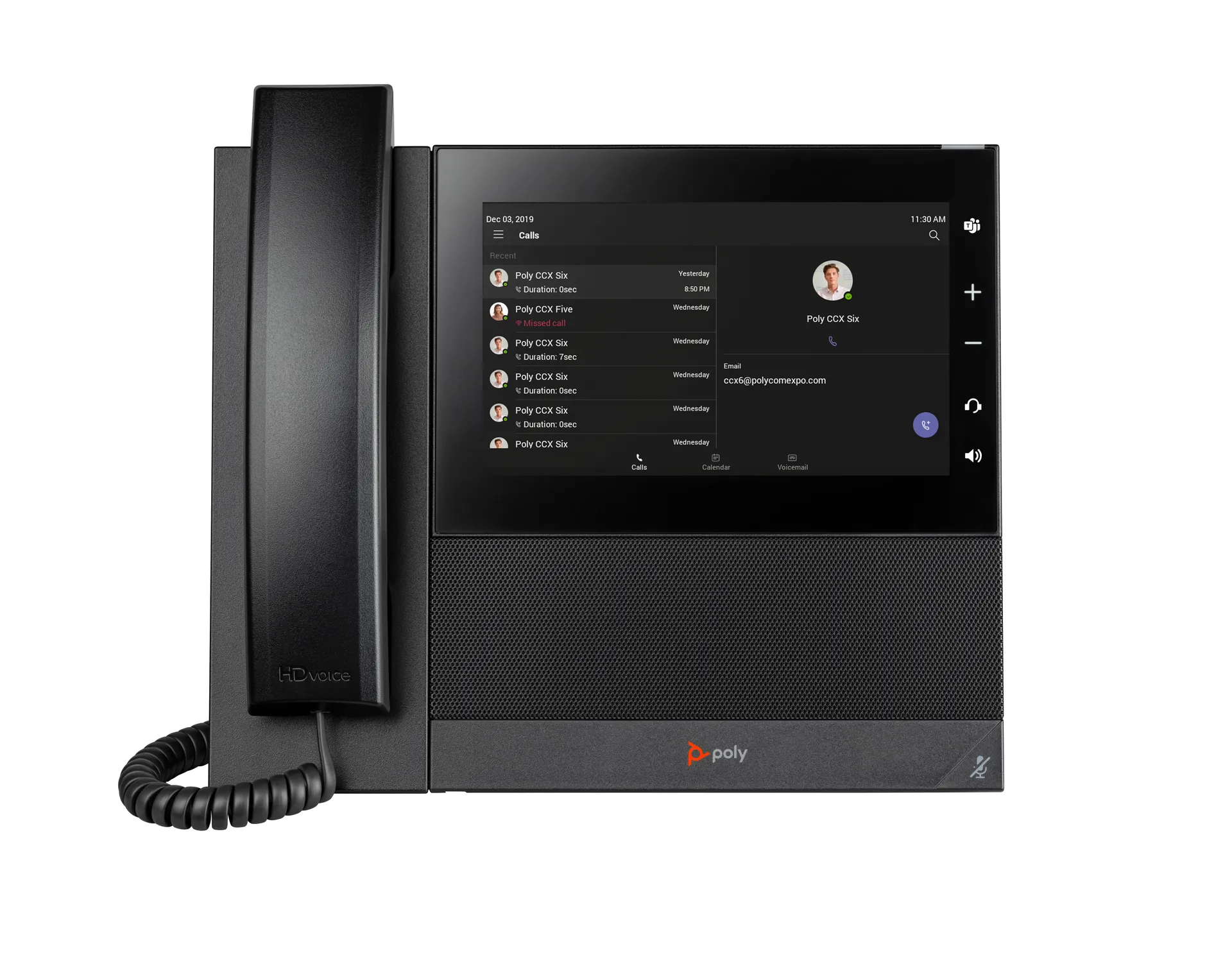 HP Poly CCX 600 Business-Medientelefon für Microsoft Teams und PoE-fähig – Bild 2